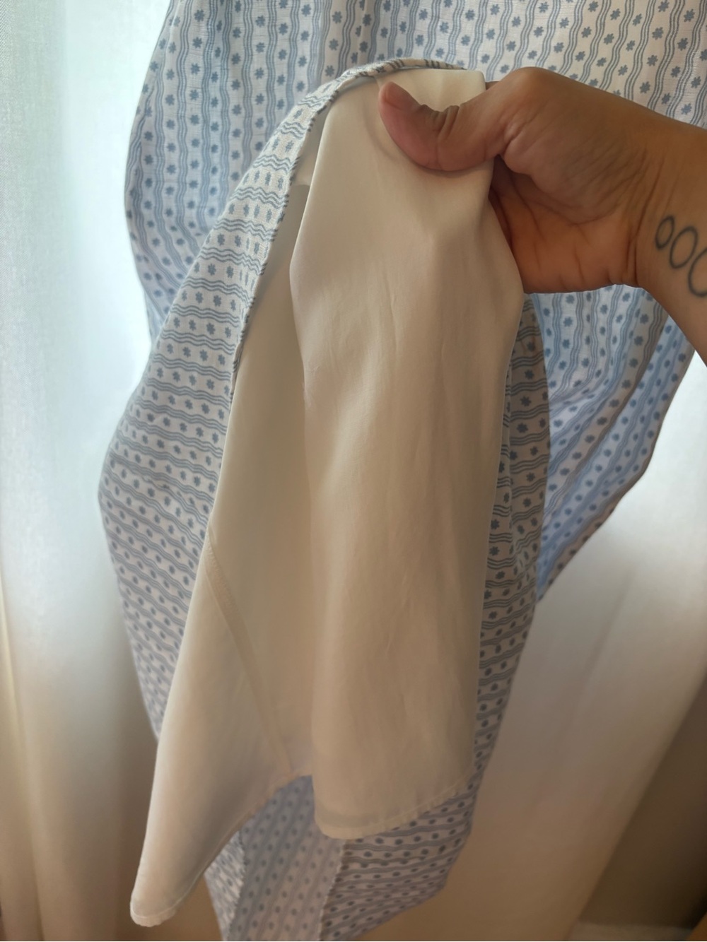 Reformation Cherise Linen Puff-Sleeve Light Blue Maxi Dress - Picture 13 of 15